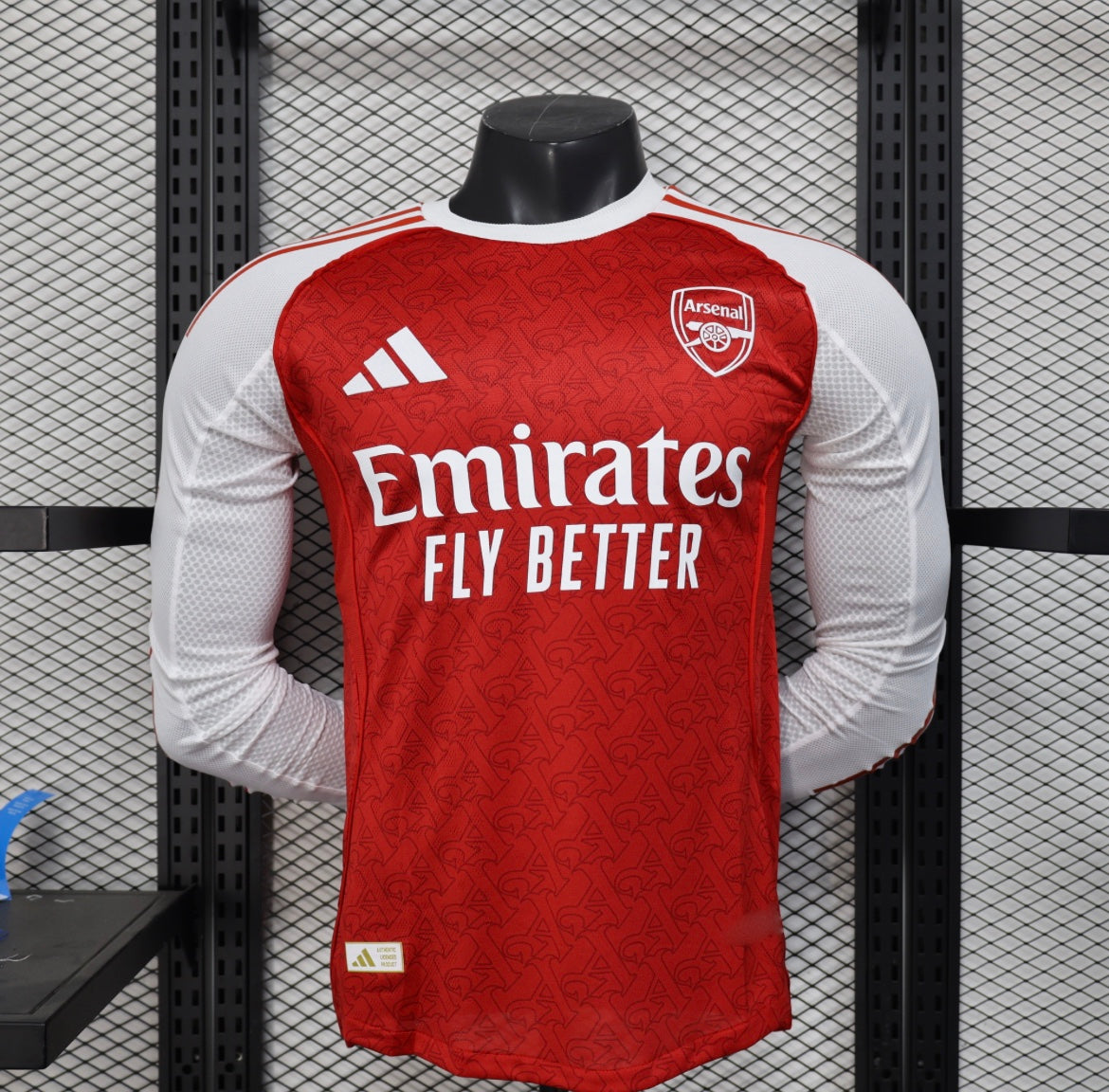 Camiseta de manga larga local del Arsenal FC 2025-26