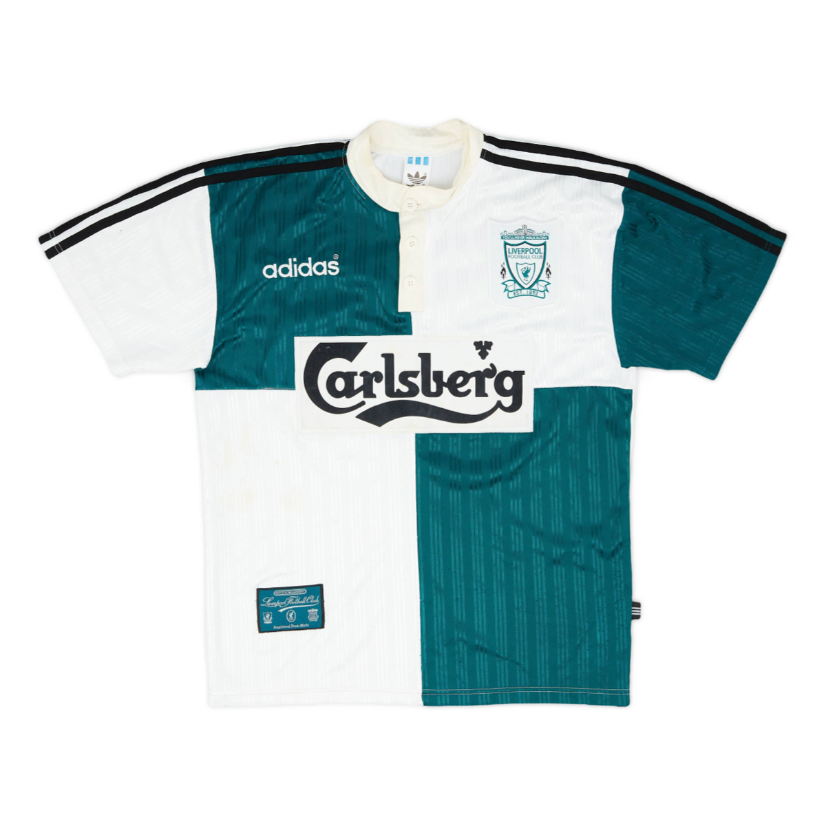 Camiseta de visitante del Liverpool FC 1995-96
