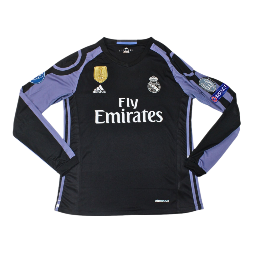 Tercera equipación de manga larga del Real Madrid CF 2016-17