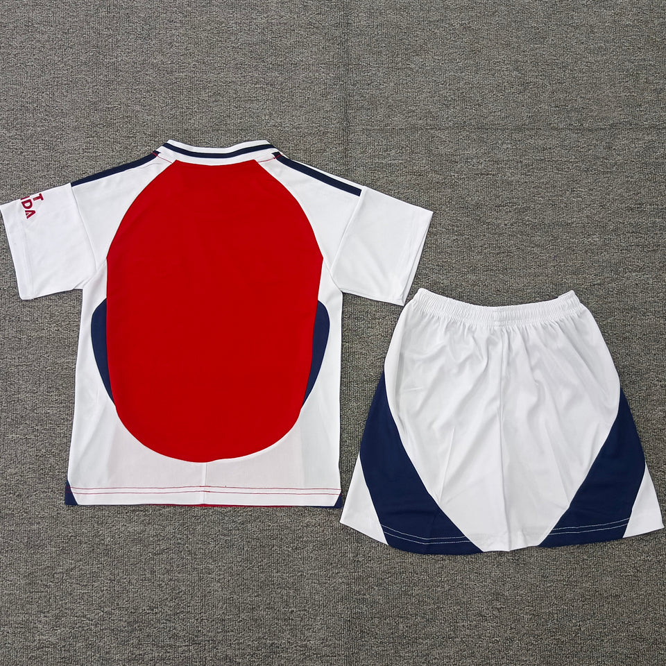 Camiseta de manga corta local del Arsenal 2024/25 para niños