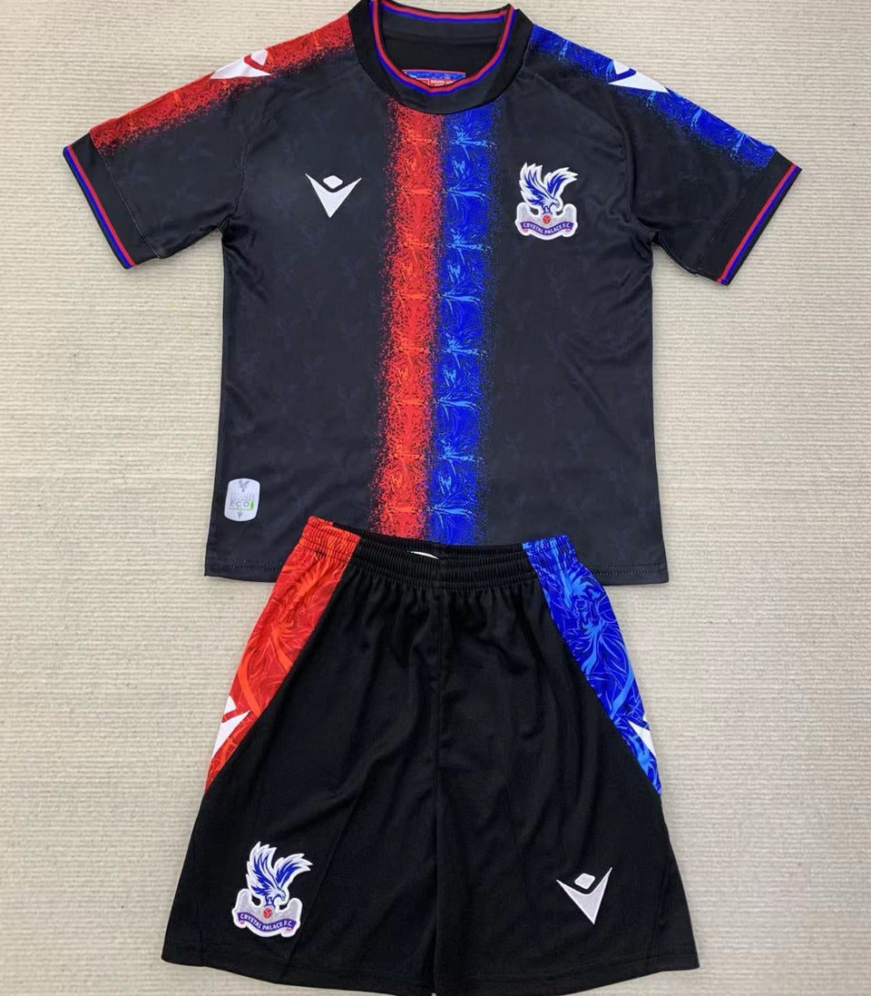 Camiseta de manga corta para niños de la tercera equipación del Crystal Palace 2024/25
