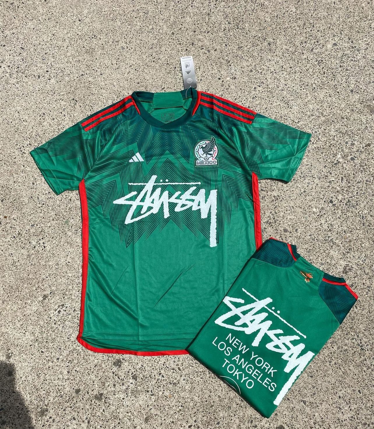 Camiseta de fútbol edición especial México 23/24 X Stussy