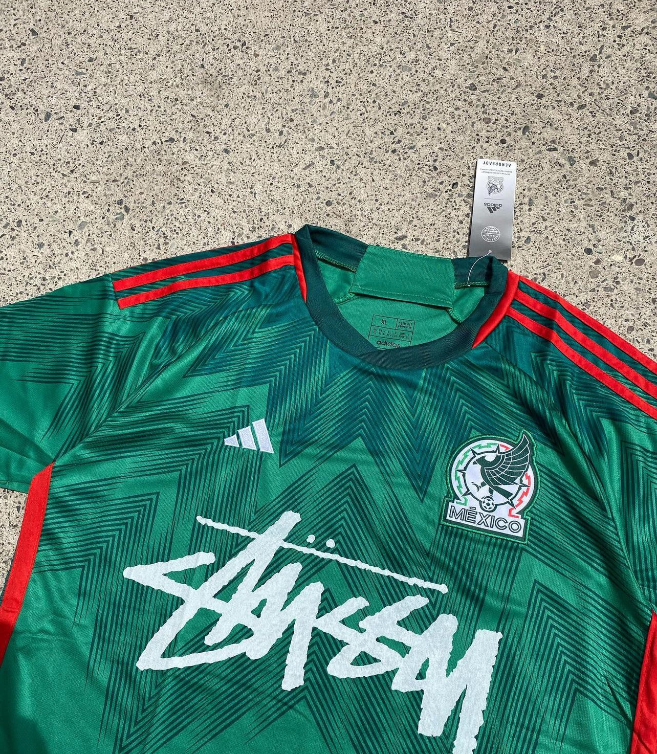 Camiseta de fútbol edición especial México 23/24 X Stussy