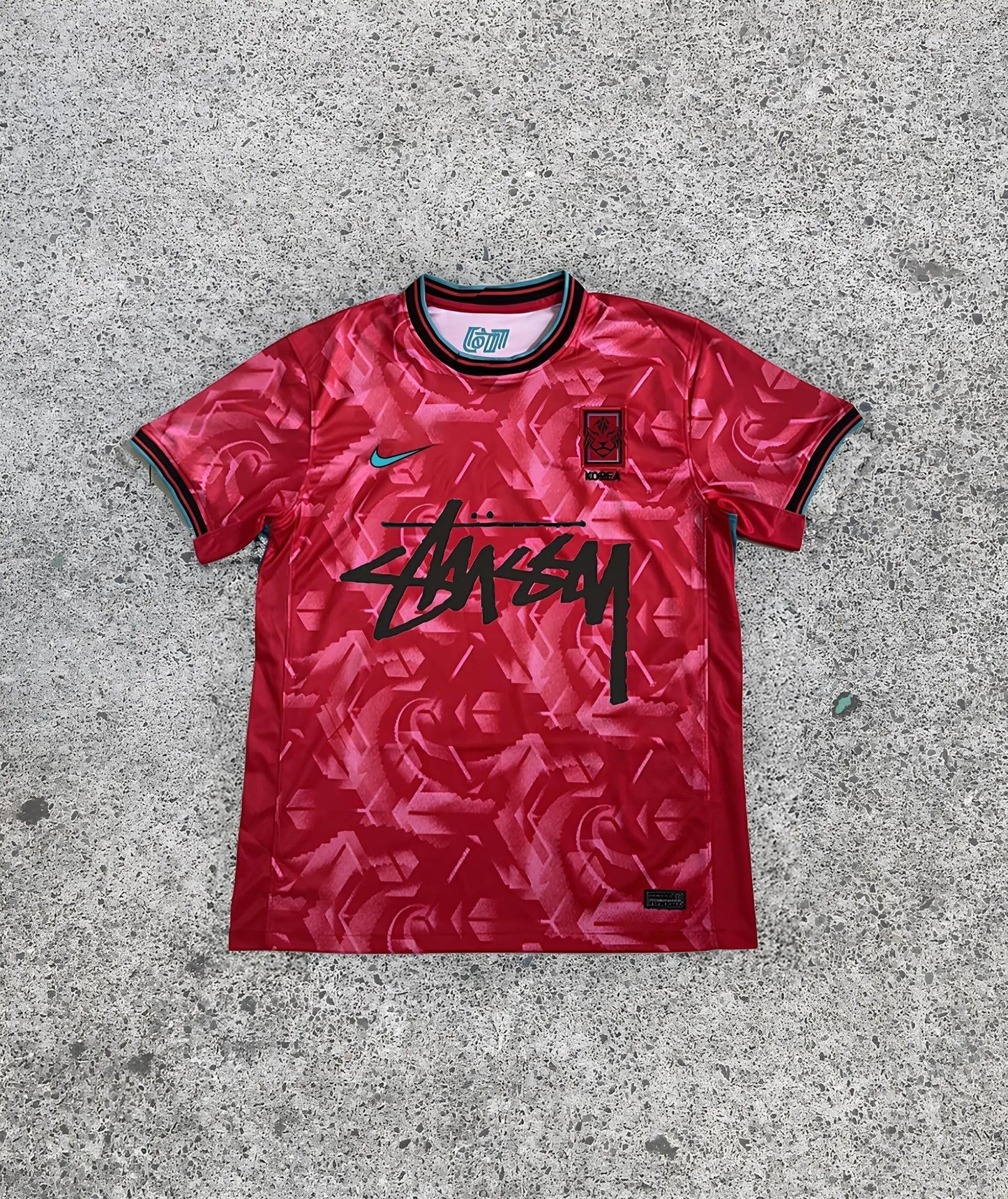 Camiseta de fútbol de edición especial de Corea x Stussy