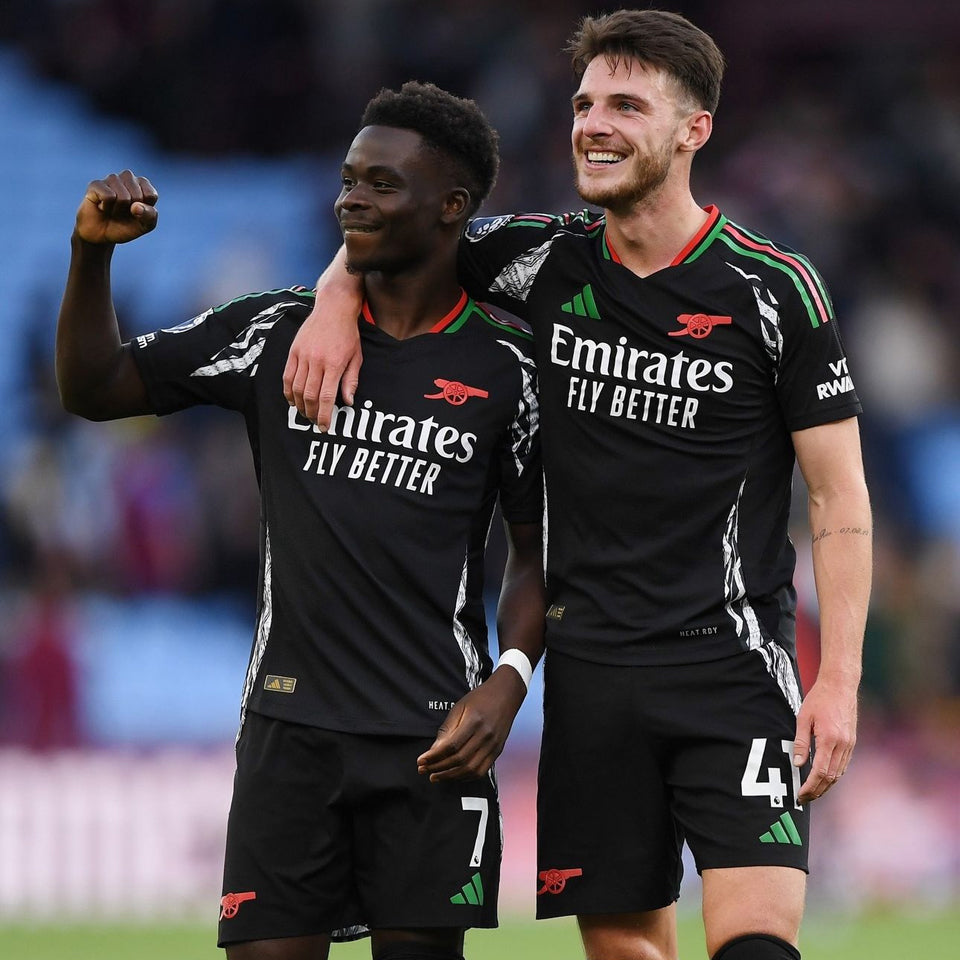 Maillot extérieur à manches courtes Arsenal 2024/25 pour enfant