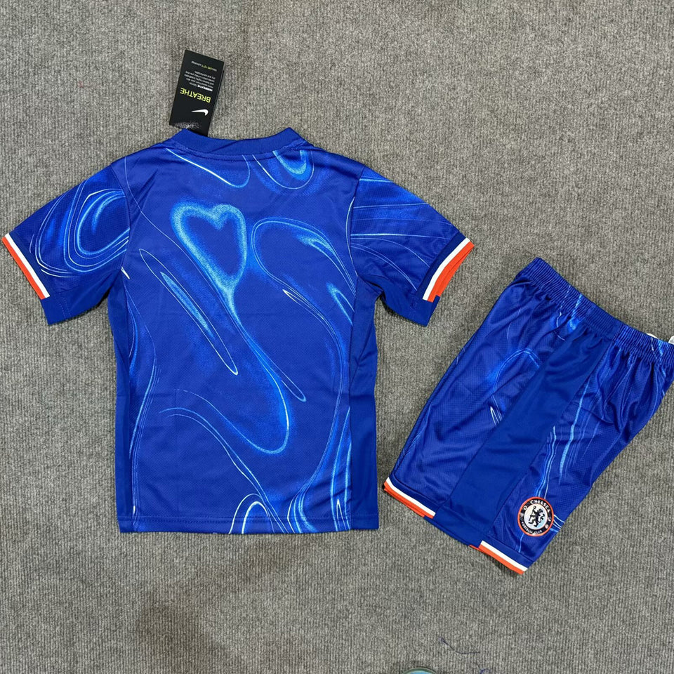 Camiseta de manga corta local del Chelsea 2024/25 para niños