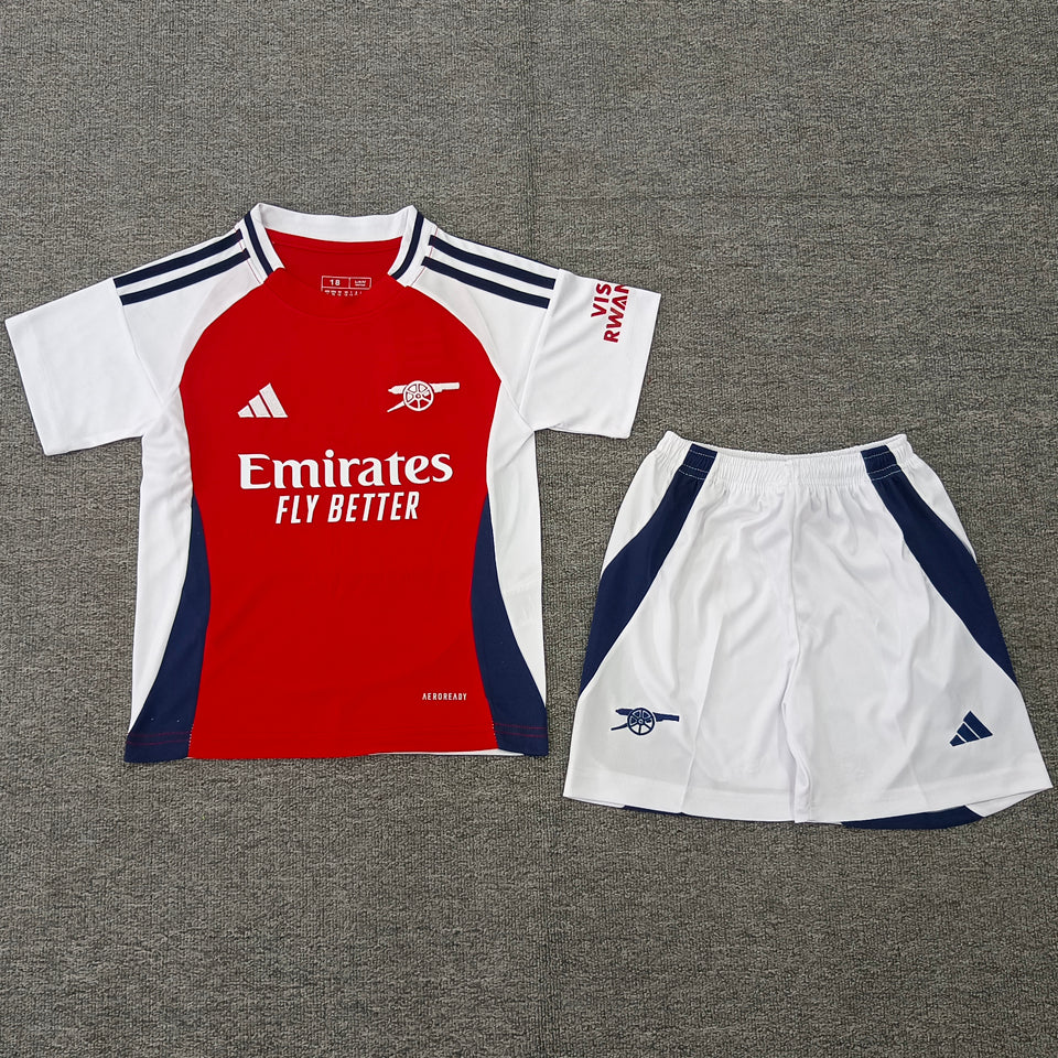 Camiseta de manga corta local del Arsenal 2024/25 para niños
