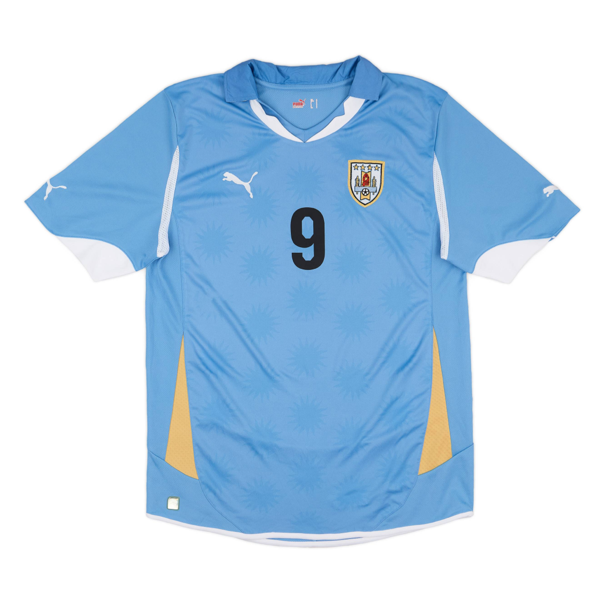 Camiseta local de Uruguay 2010