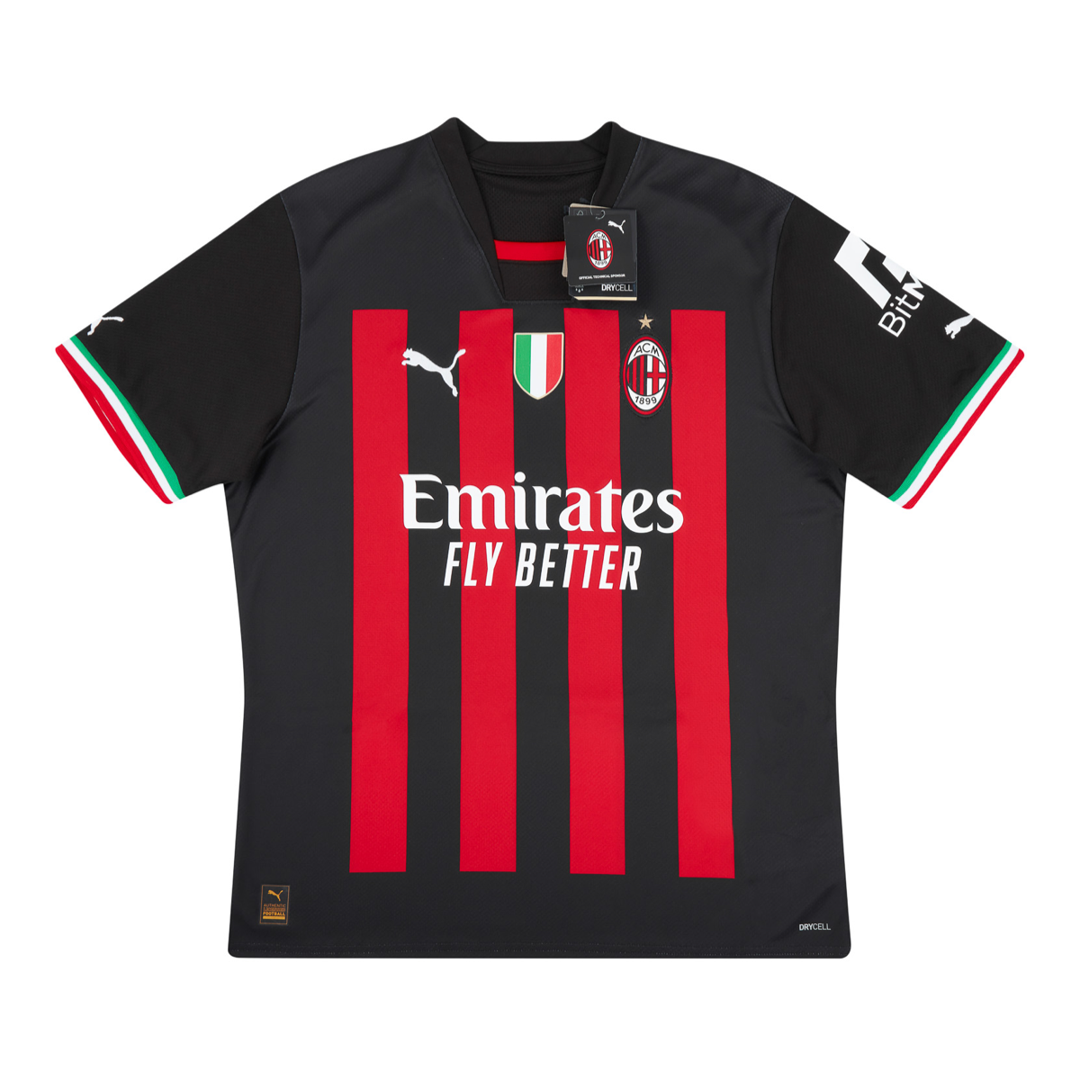 Camiseta local del AC Milan 2022-23