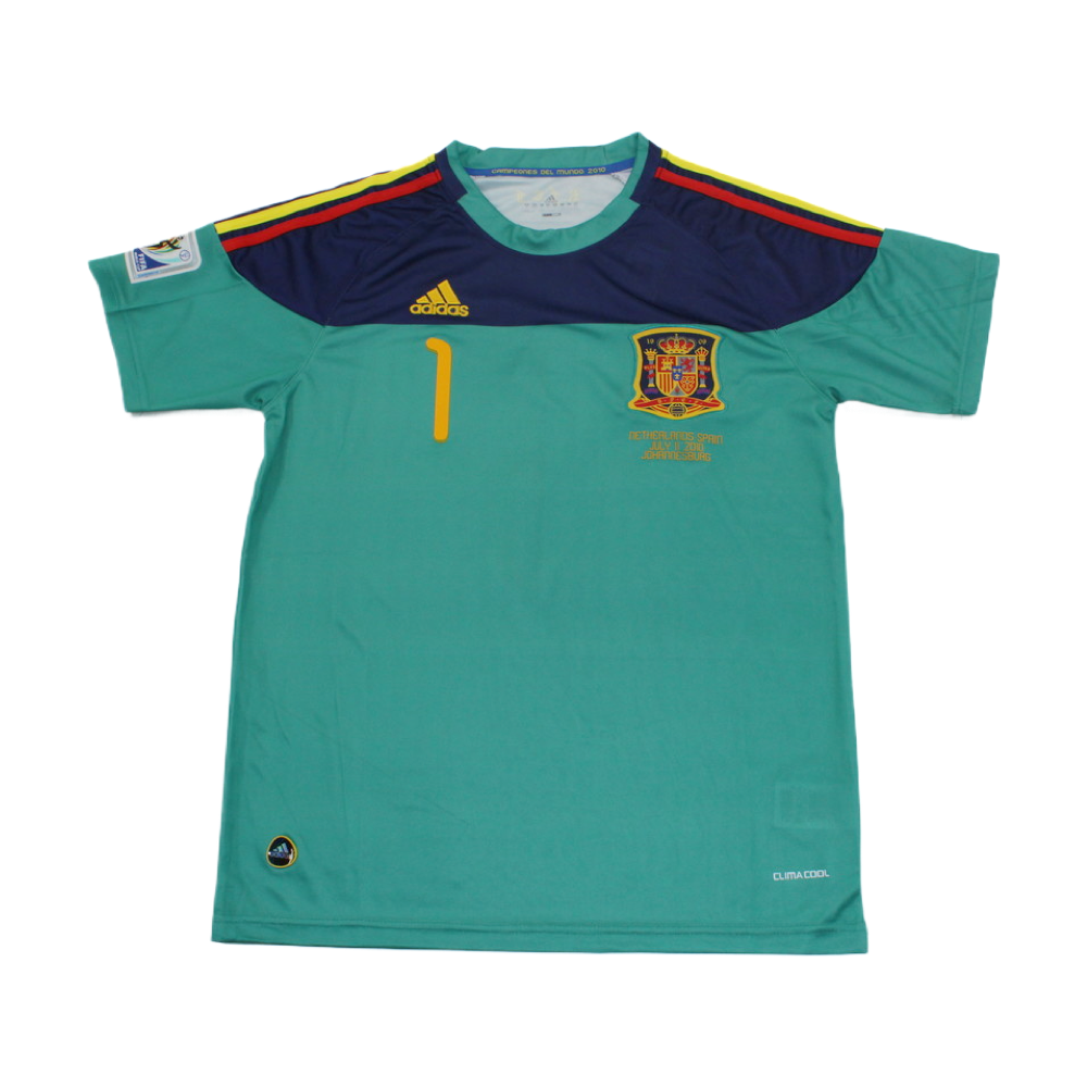 Equipación de portero de España 2010 Verde