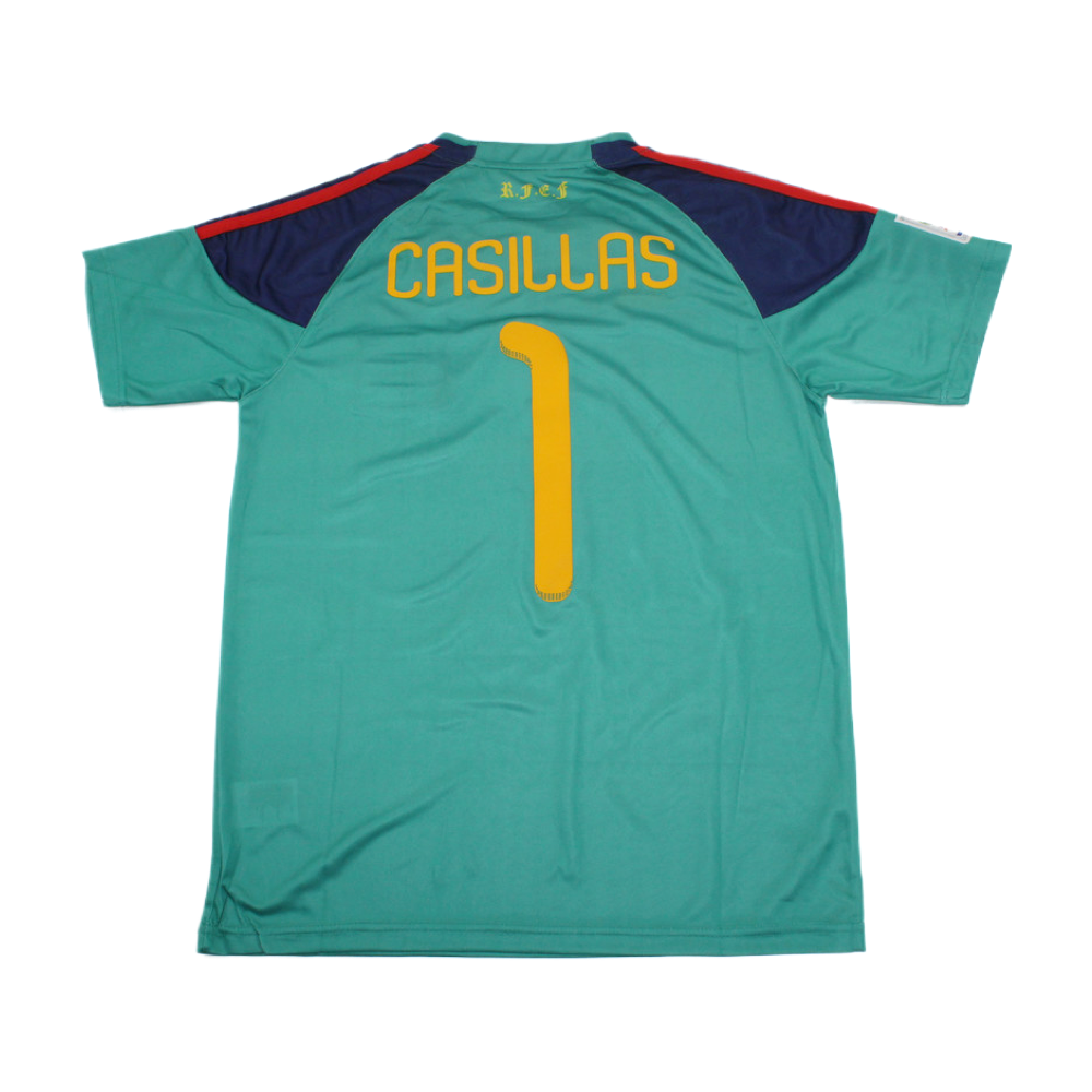 Equipación de portero de España 2010 Verde