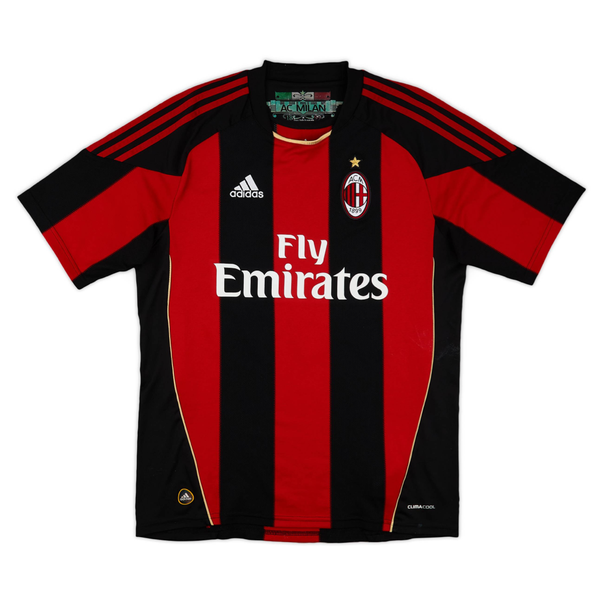 Camiseta local del AC Milan 2010-11