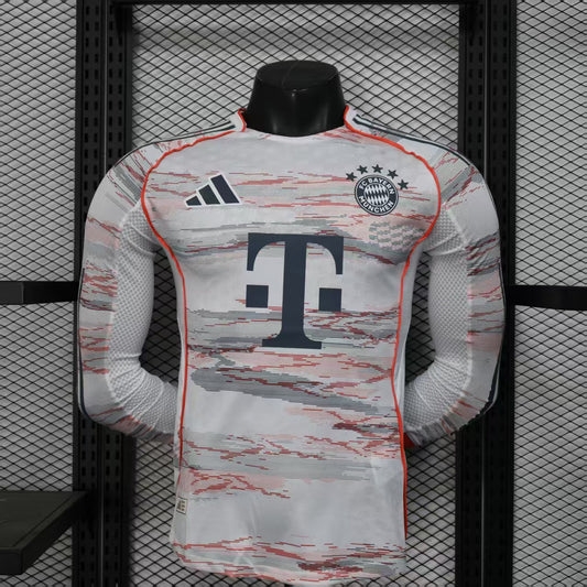 2025-26 FC Bayern Munich Away Kit Long Sleeve